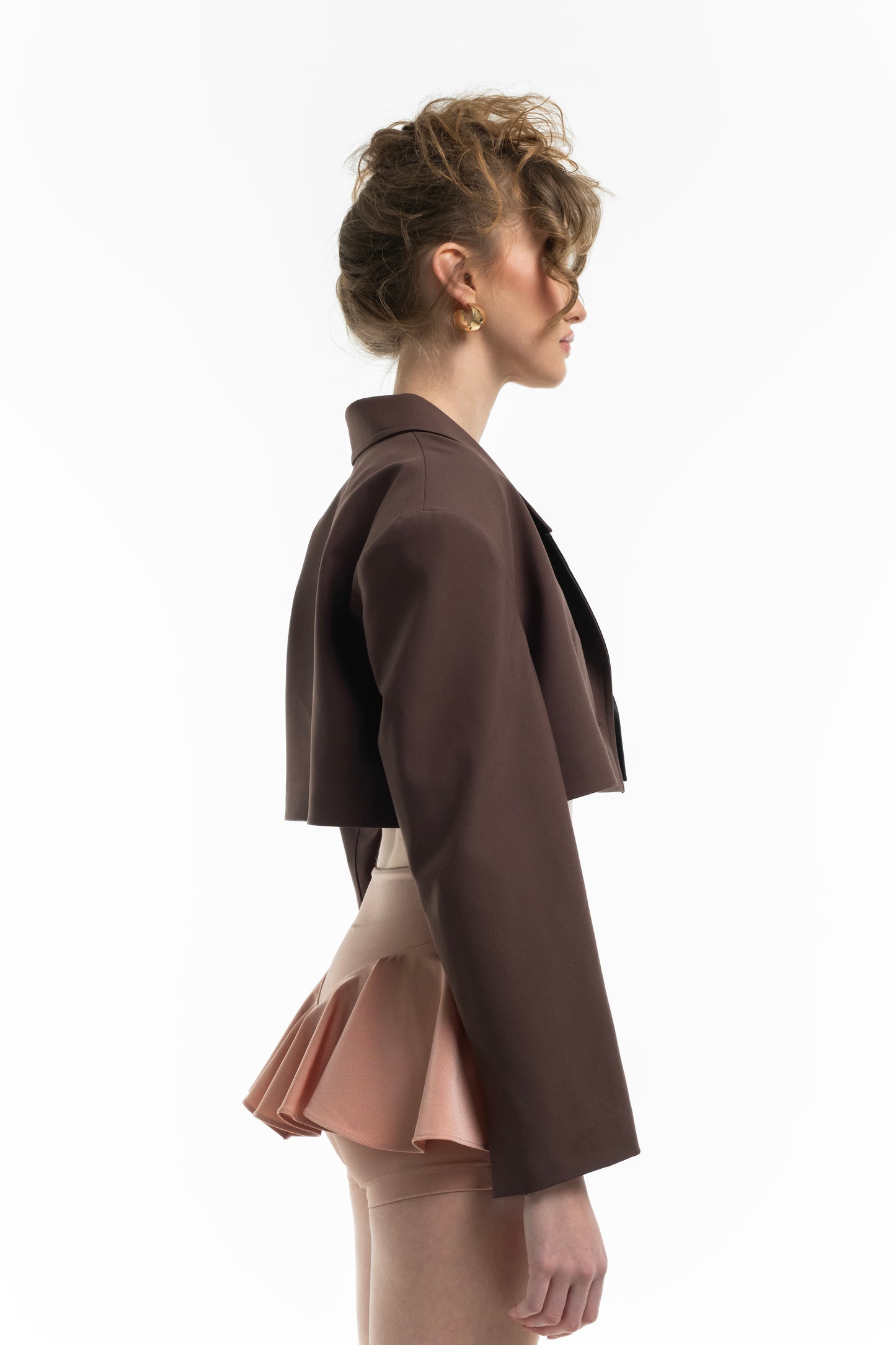 Cropped Masculine Jacket