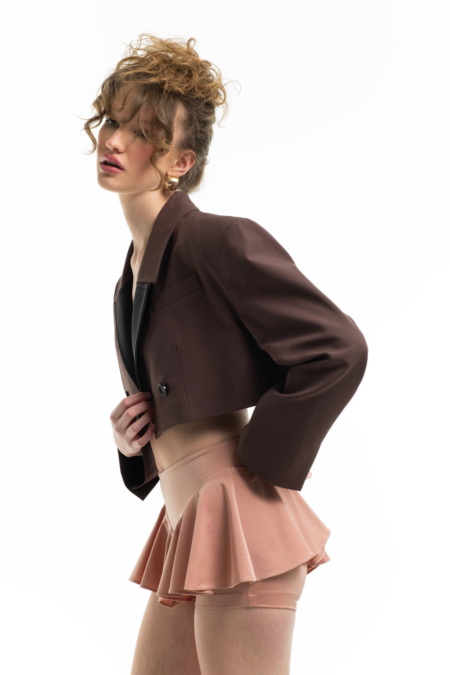 Cropped Masculine Jacket
