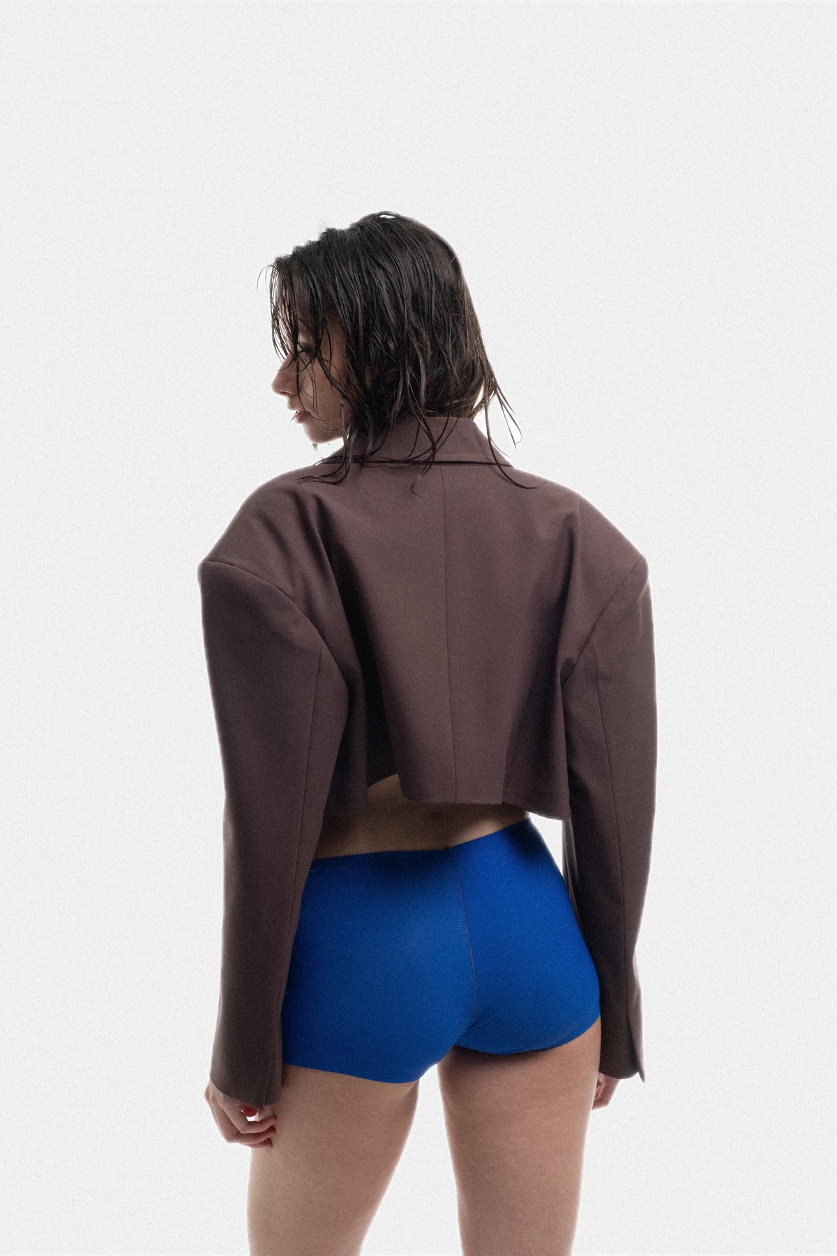 Cropped Masculine Jacket - 50% OFF in cart
