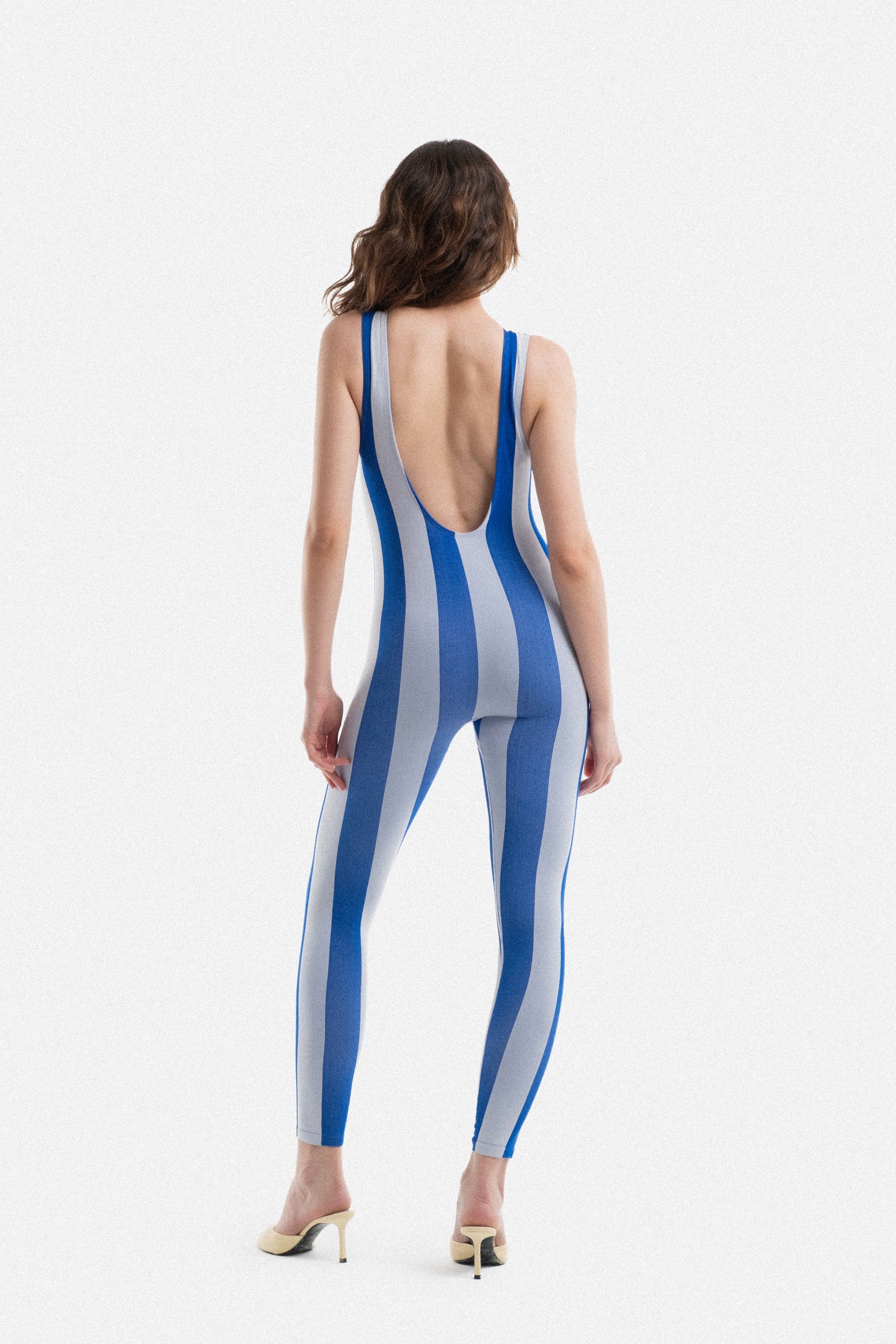 Contour Striped Seamless Jumpsuit