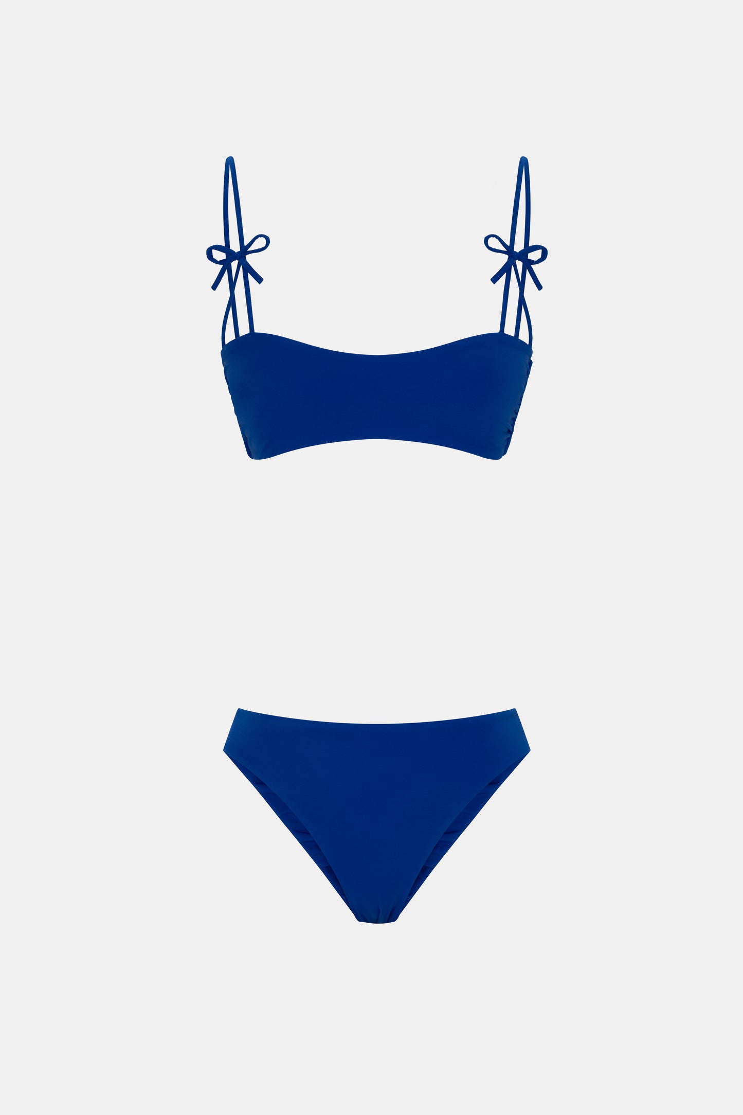 Cobalt Coquette Bow Bikini Set
